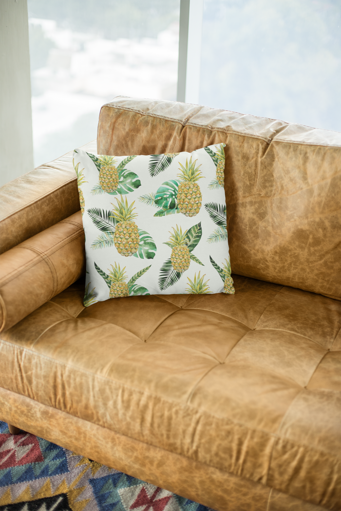 Welcome Pineapple Decorative Throw Pillows, Beach Home Decor