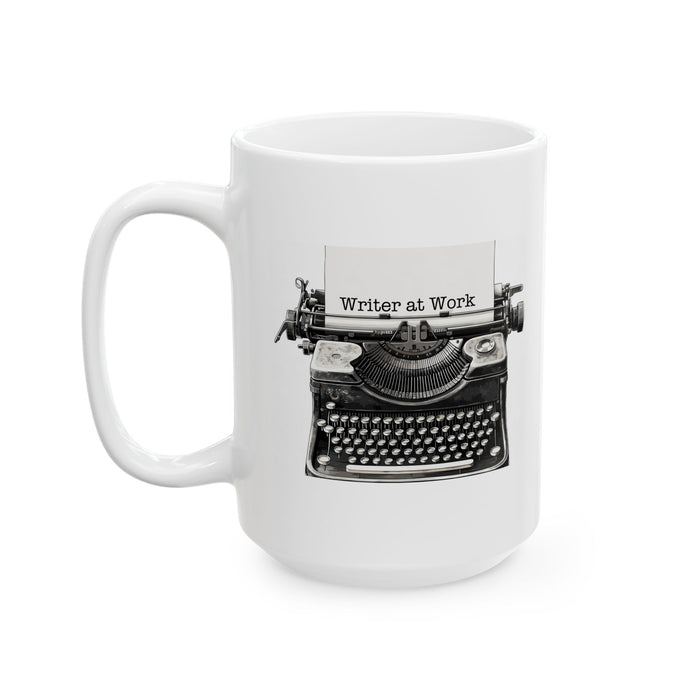 Writer at Work Coffee Mug 11 oz or 15 oz Author Writing Gift Cup Blogger Gift