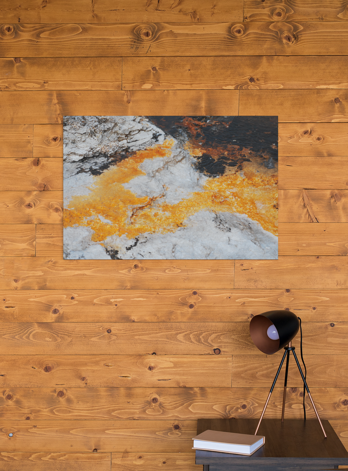 Yellowstone National Park Hydrothermal Waters Art Canvas Print 3 Sizes